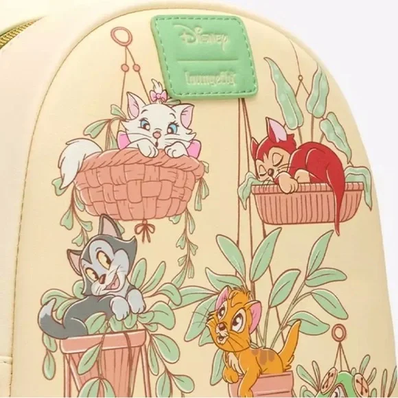 Loungefly Disney Cats & Plants Mini Backpack Aristocats Oliver display picture 1